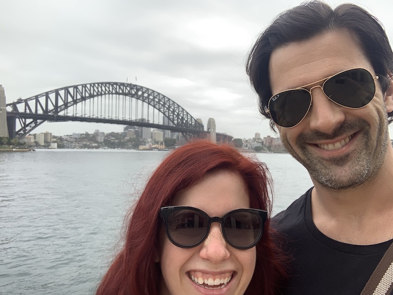 A cute picture of Kelly and Phil